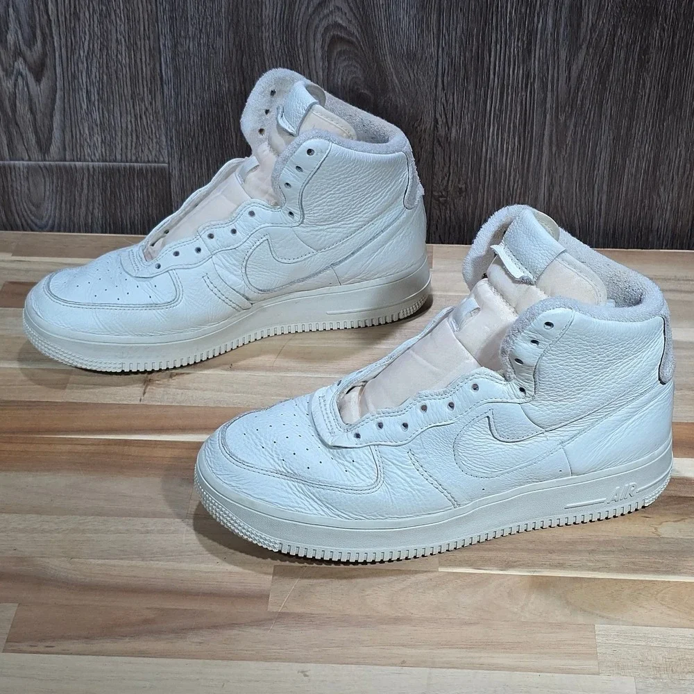Nike Air Force 1 High‎ Sculpt Sail DC3590-102 Womens 9.5 White Retro Sneakers